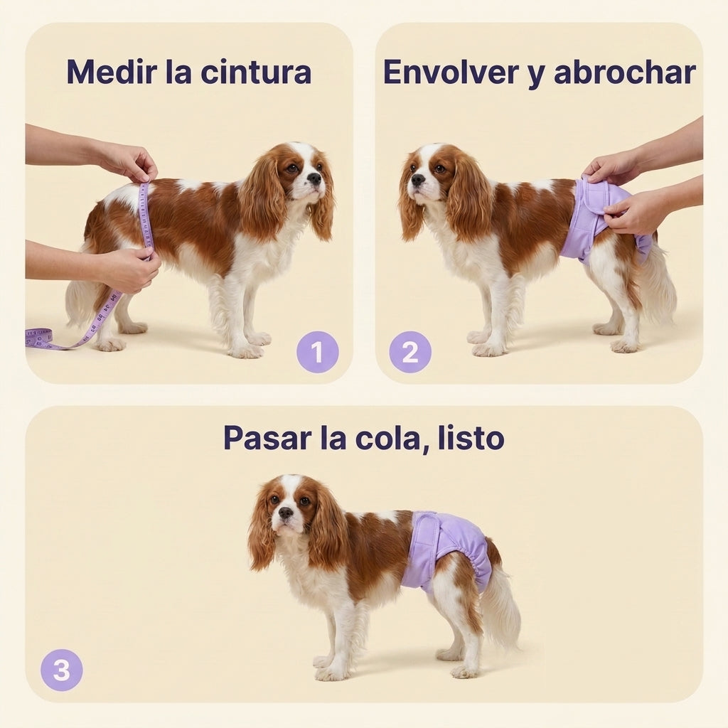 Pañal Lavable para Perros